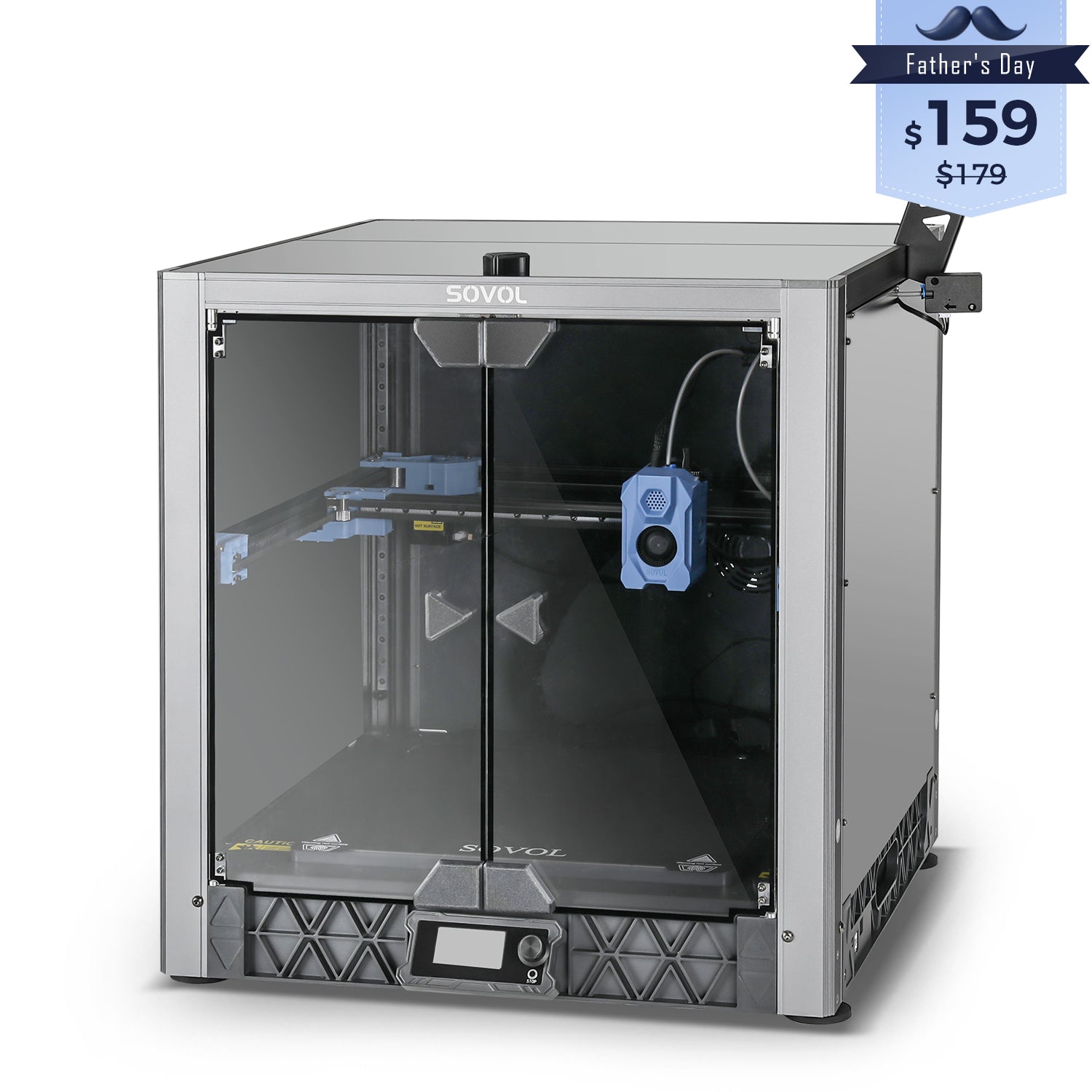 SV08 Glass Open Enclosure