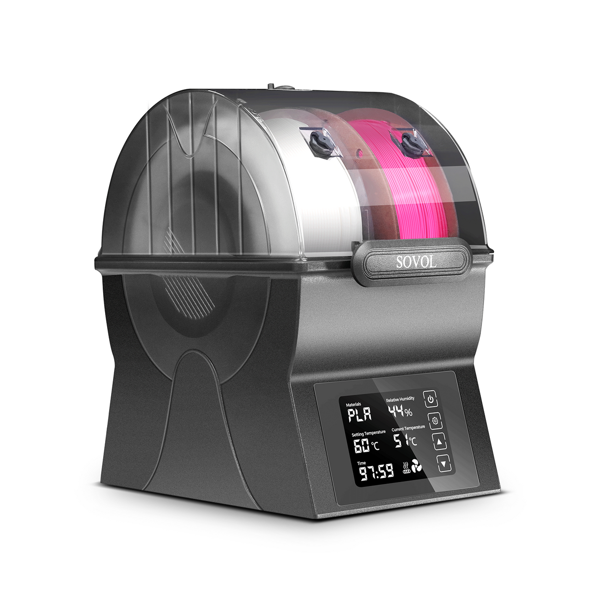 Sovol フィラメントドライヤー SH02 ドライボックス フィラメント密閉収 Sovol SH02 Filament Dryer Box | Smart Temperature Control