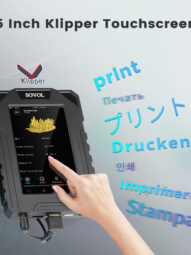Sovol SV07 Plus, Klipper 3D Printer, Fast 3D Printer, Sovol 3D Printer, 300mm*300mm*350mm