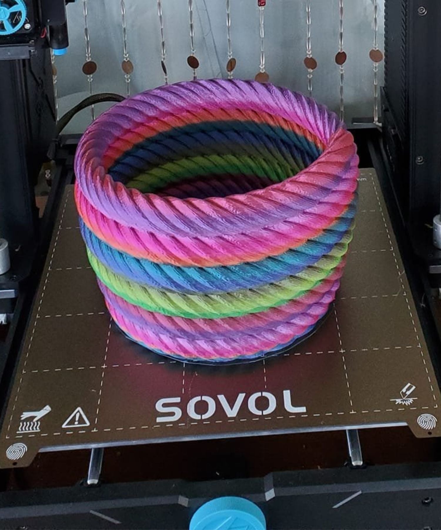 Sovol, Sovol Silk PLA Filament, Sovol rainbow color silk filament