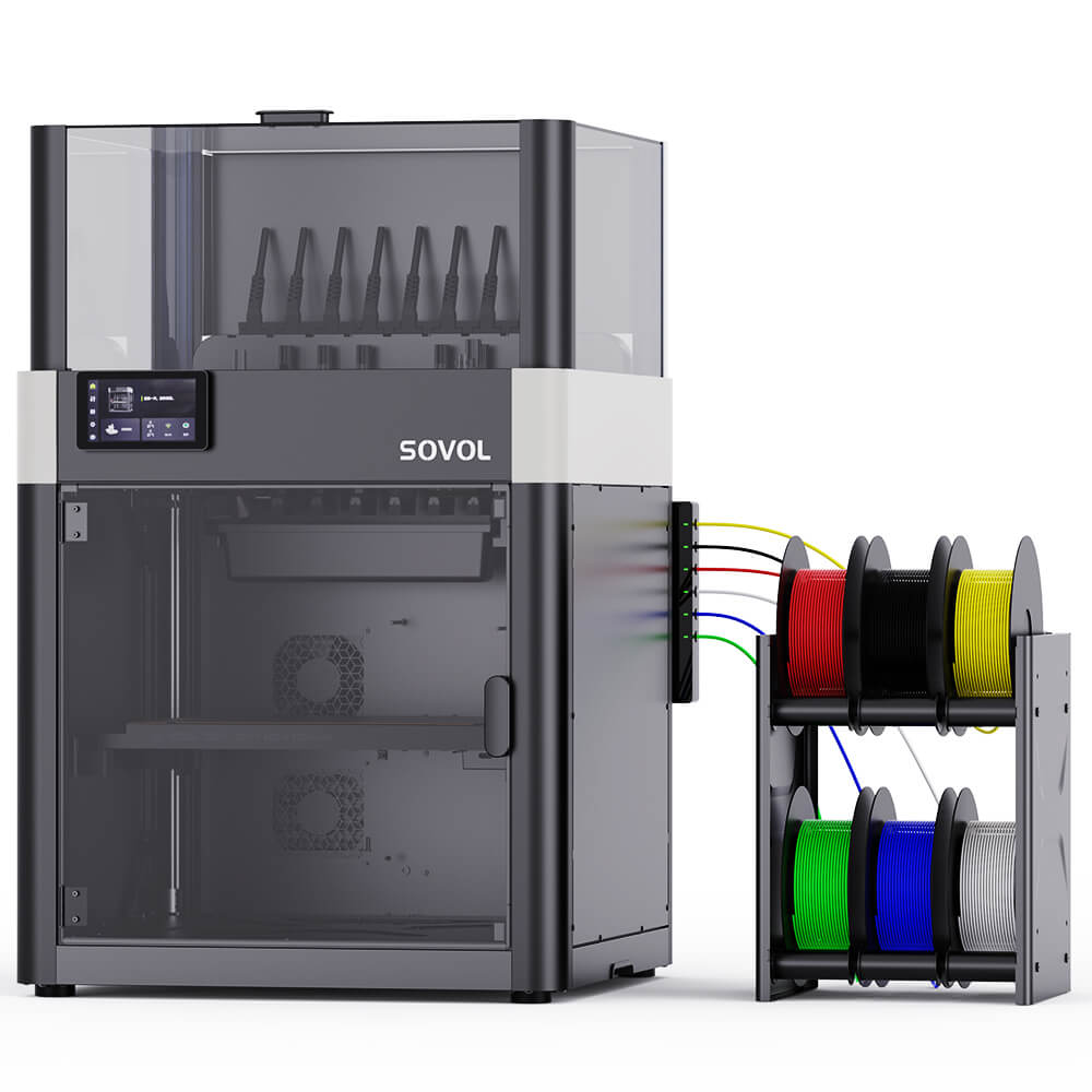  Sovol M1D enclosed IDEX 3D printer front render