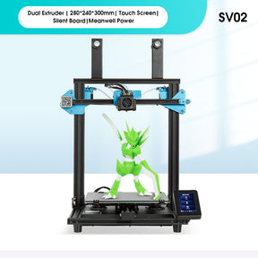 Sovol SV02 Dual Extruder 3D Printer, Dual color 3d printer